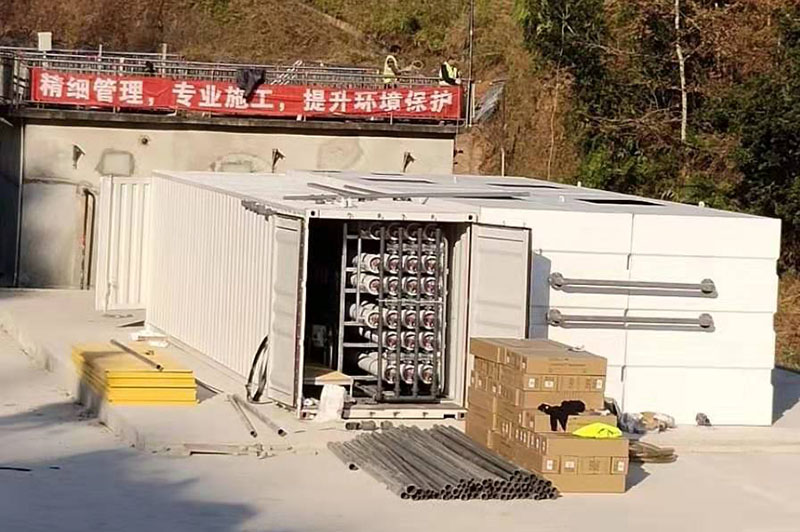 香蕉国产2023滲濾液提標改造施工中